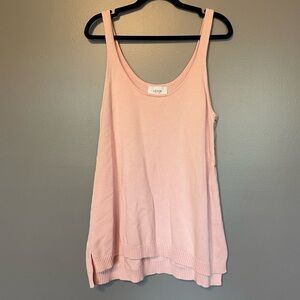 Legoe Heritage Powder Pink Scoop Neck Tank 100% cotton Maternity Nursing szL-XXL